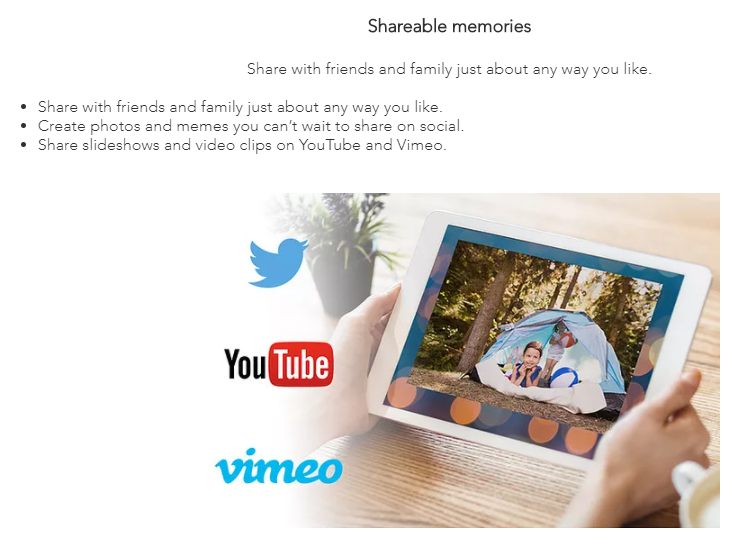 adobe photoshop elements feature sharing to social